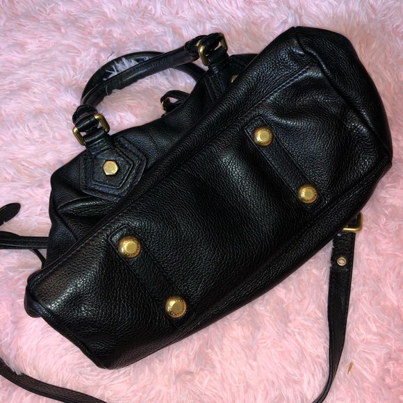 Marc by Marc Jacobs Classic Q Baby Groovee Womens Black Satchel Bag - Picture 14 of 15